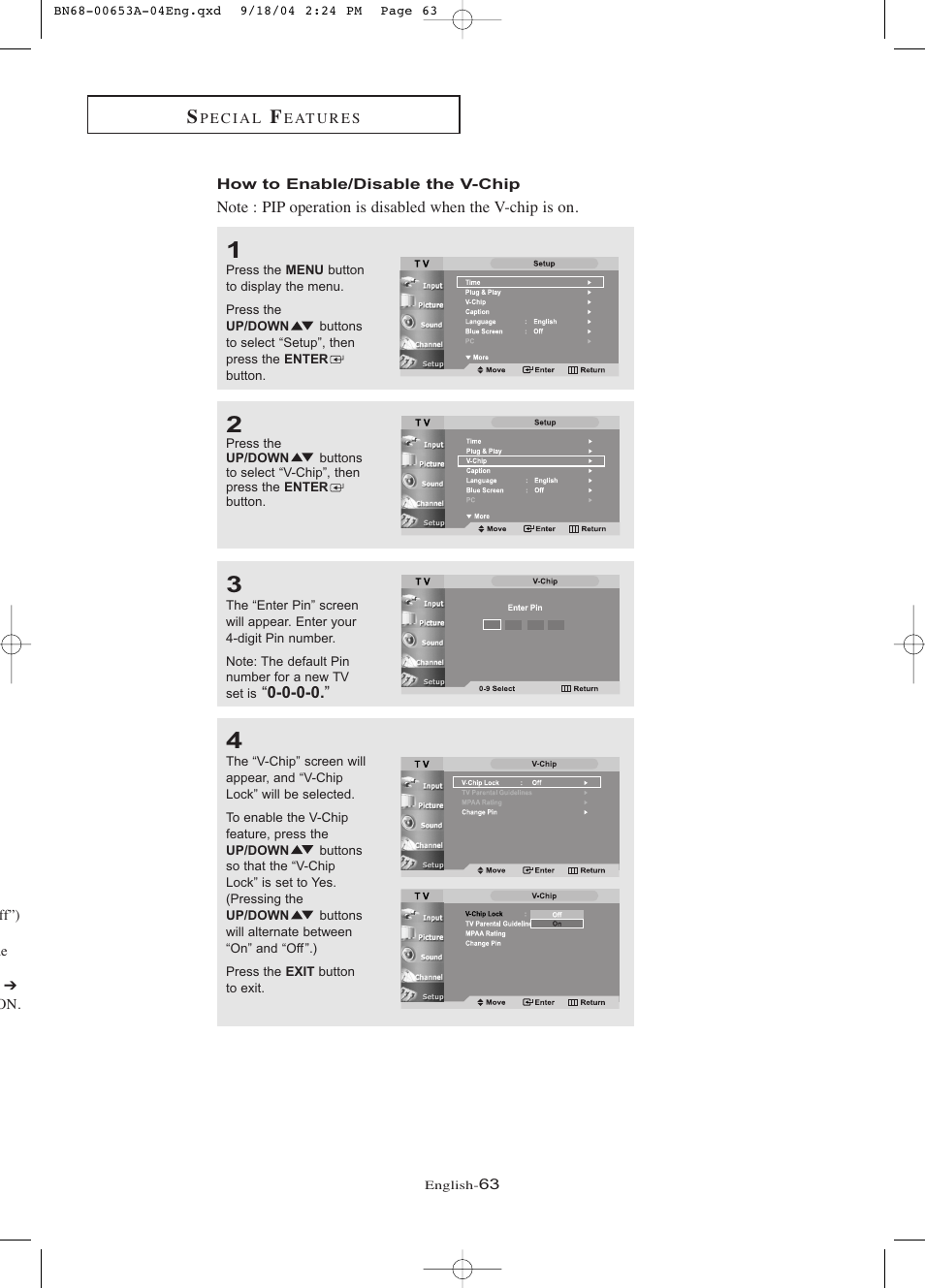 Samsung LTP326WX-XAA User Manual | Page 68 / 91
