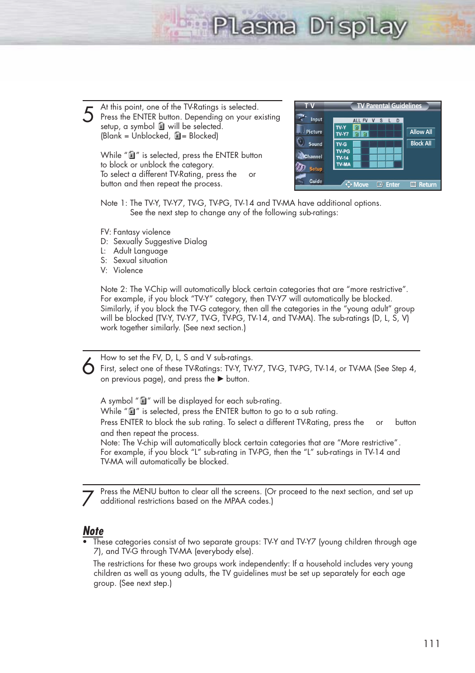 Samsung HPP5581X-XAA User Manual | Page 111 / 128