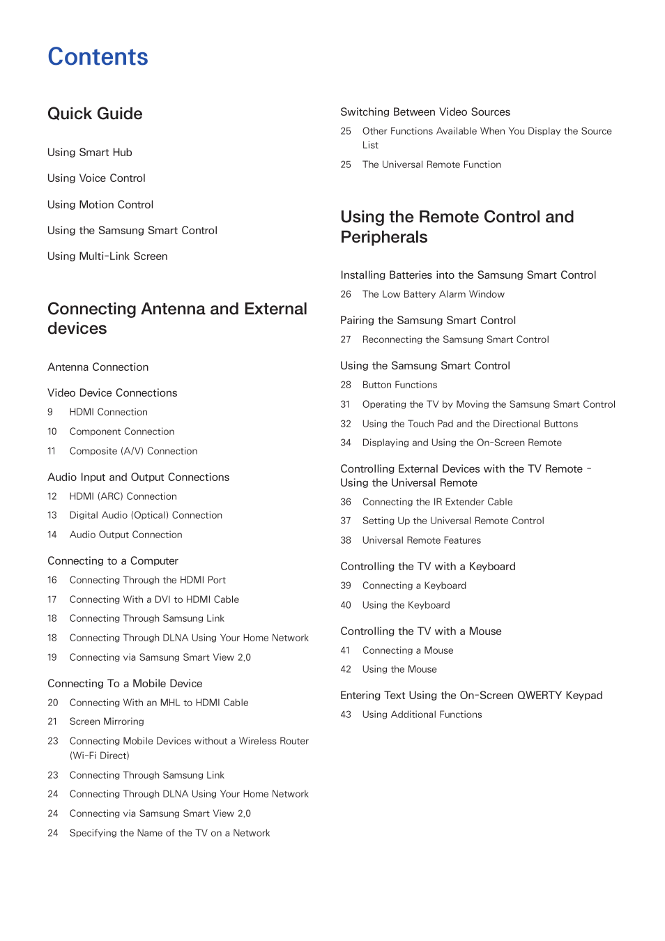 Samsung UN55HU7200FXZA User Manual | Page 2 / 230