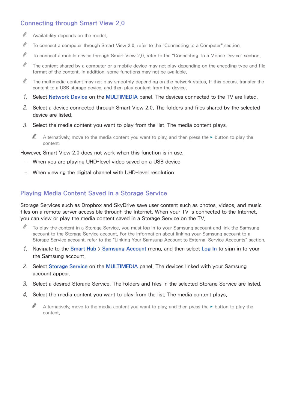 Samsung UN55HU7200FXZA User Manual | Page 98 / 230