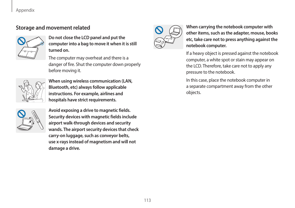 Samsung NP940X3G-S02US User Manual | Page 113 / 149
