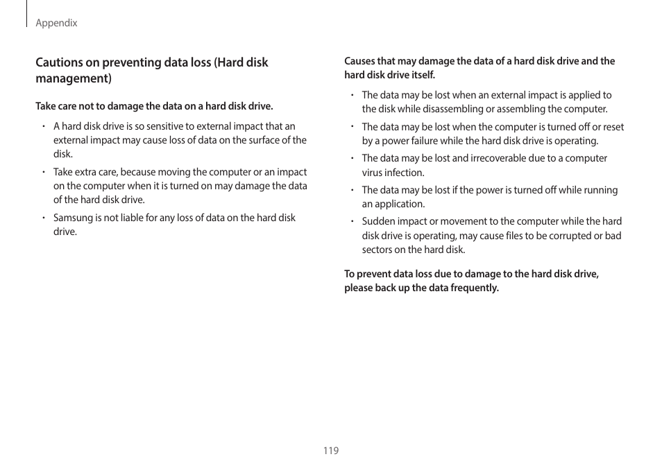 Samsung NP940X3G-S02US User Manual | Page 119 / 149
