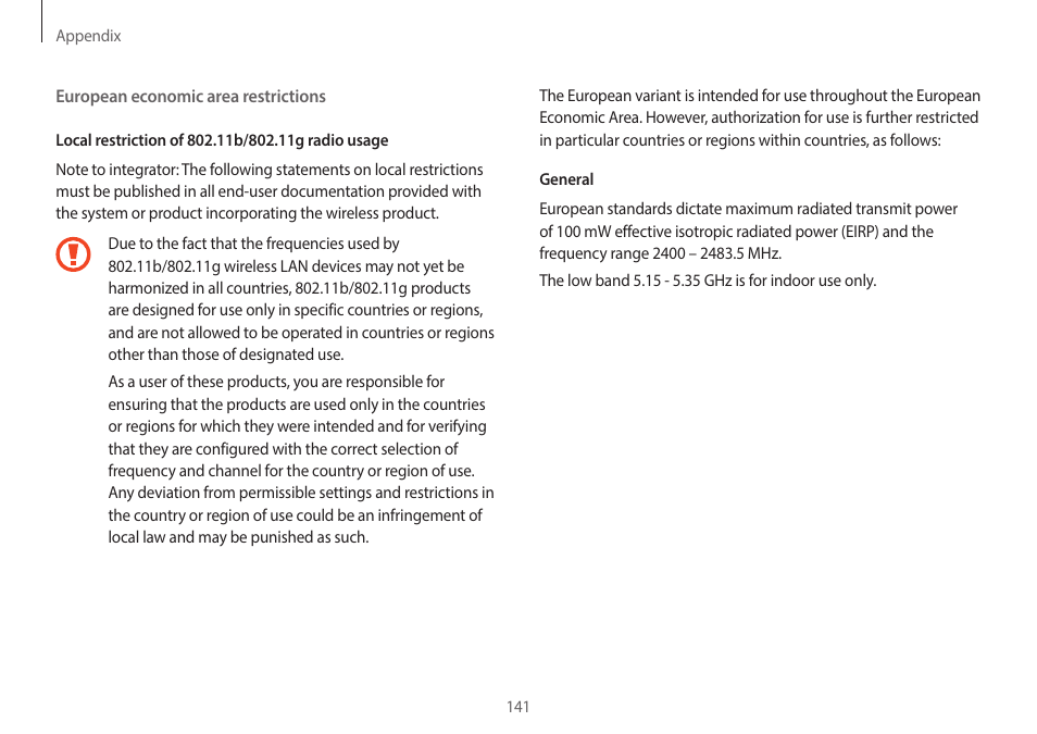 Samsung NP940X3G-S02US User Manual | Page 141 / 149