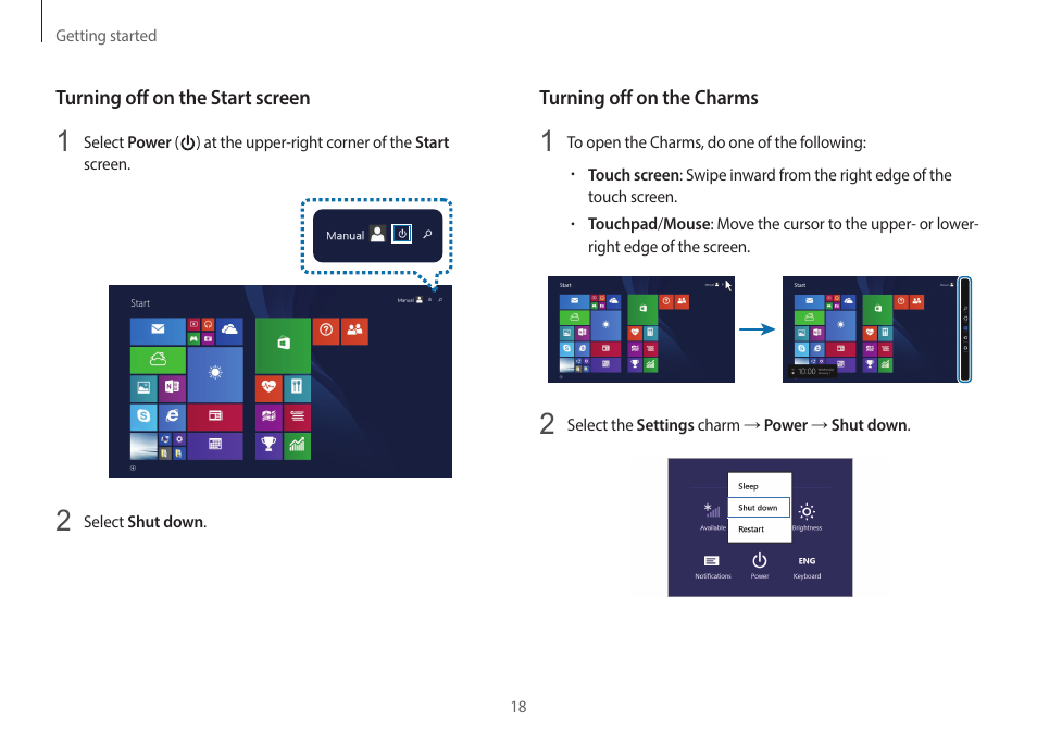 Samsung NP940X3G-S02US User Manual | Page 18 / 149