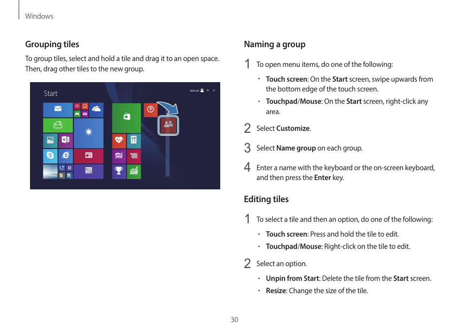 Samsung NP940X3G-S02US User Manual | Page 30 / 149