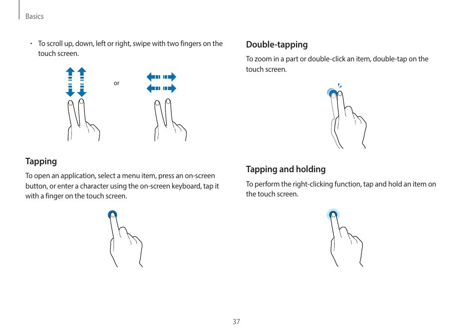 Samsung NP940X3G-S02US User Manual | Page 37 / 149