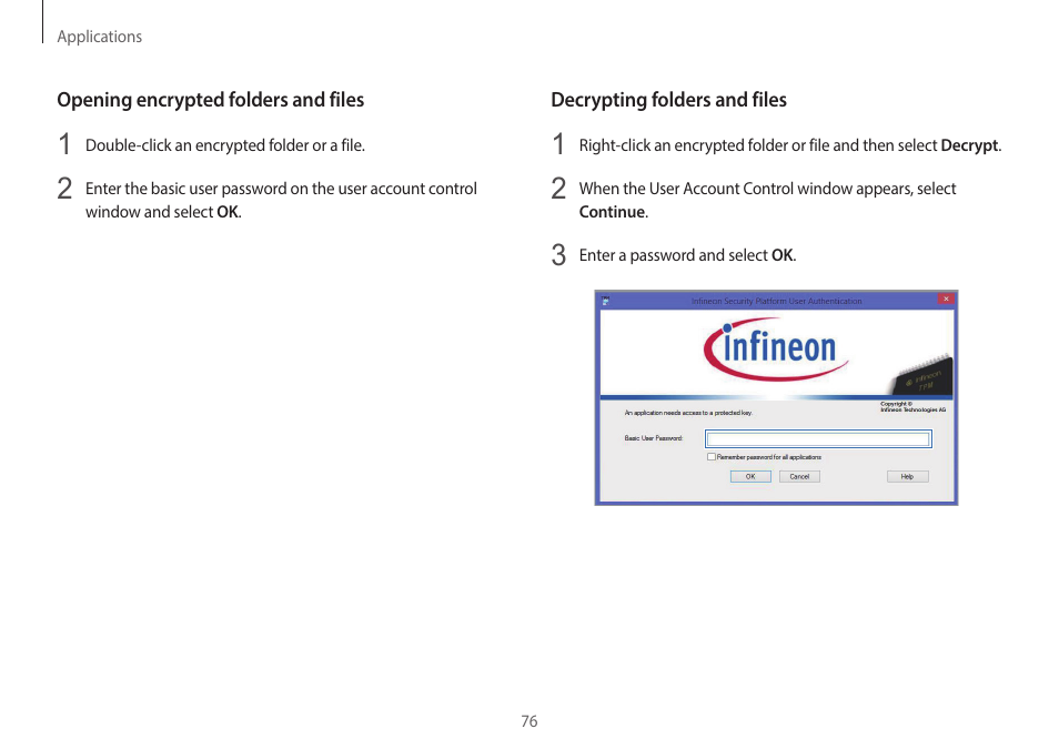 Samsung NP940X3G-S02US User Manual | Page 76 / 149