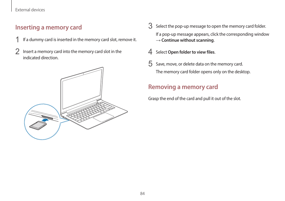 Samsung NP940X3G-S02US User Manual | Page 84 / 149