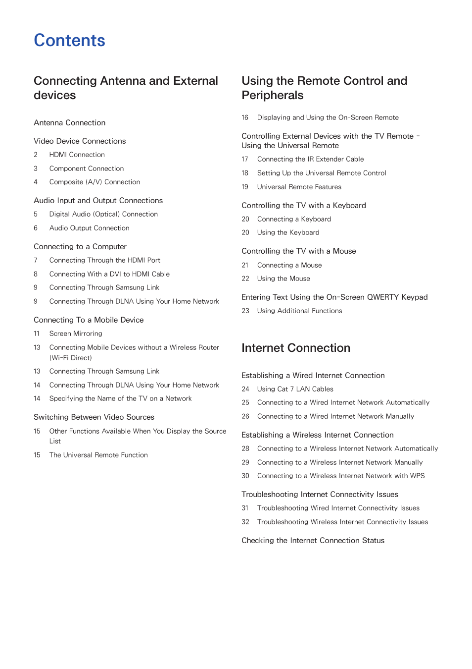 Samsung UN24H4500AFXZA User Manual | Page 2 / 146