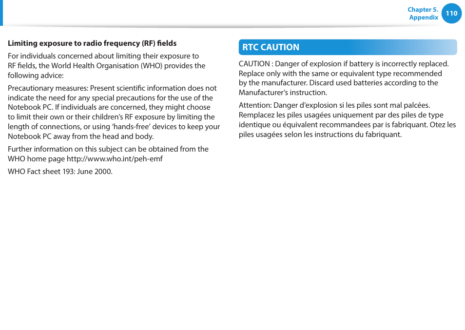 Samsung NP915S3G-K01US User Manual | Page 110 / 118