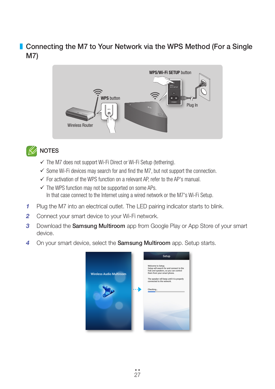 Samsung WAM751-ZA User Manual | Page 27 / 78