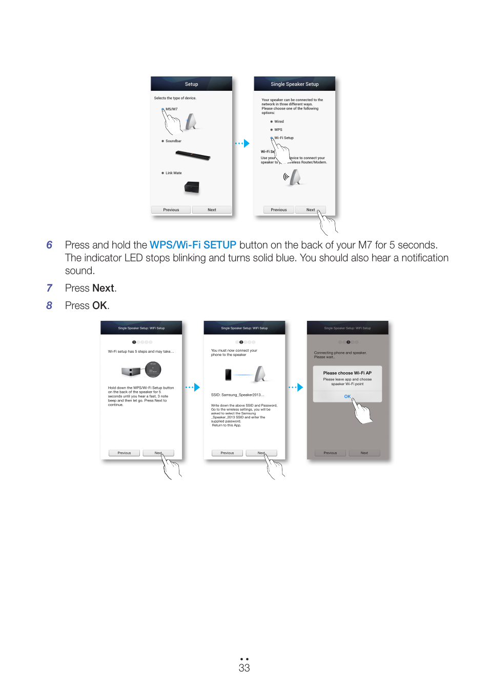 Samsung WAM751-ZA User Manual | Page 33 / 78