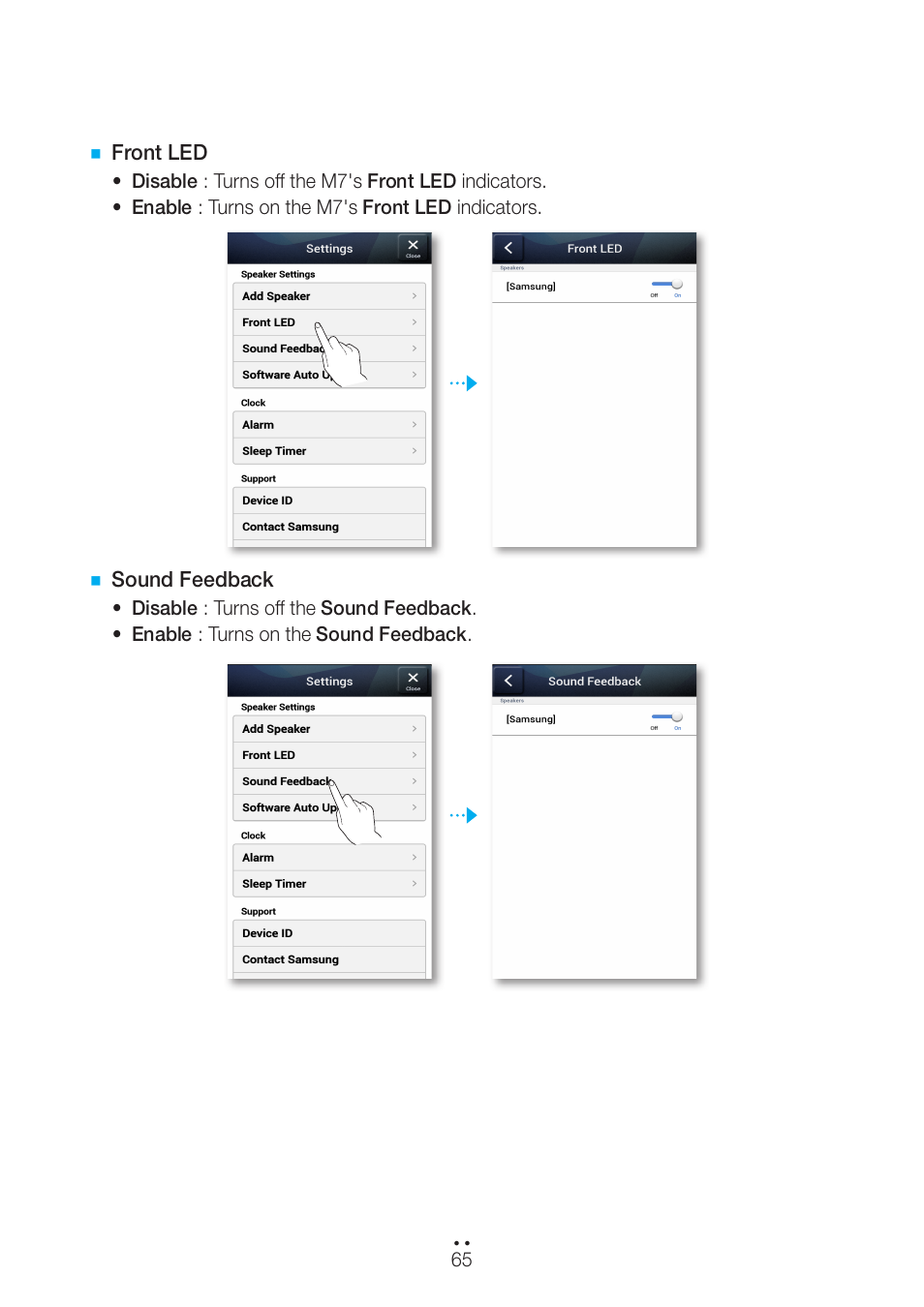 Samsung WAM751-ZA User Manual | Page 65 / 78
