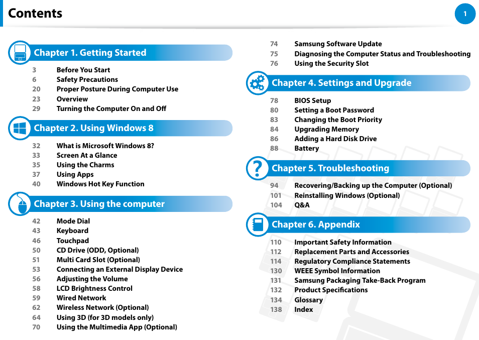Samsung NP700G7C-T01US User Manual | Page 2 / 139
