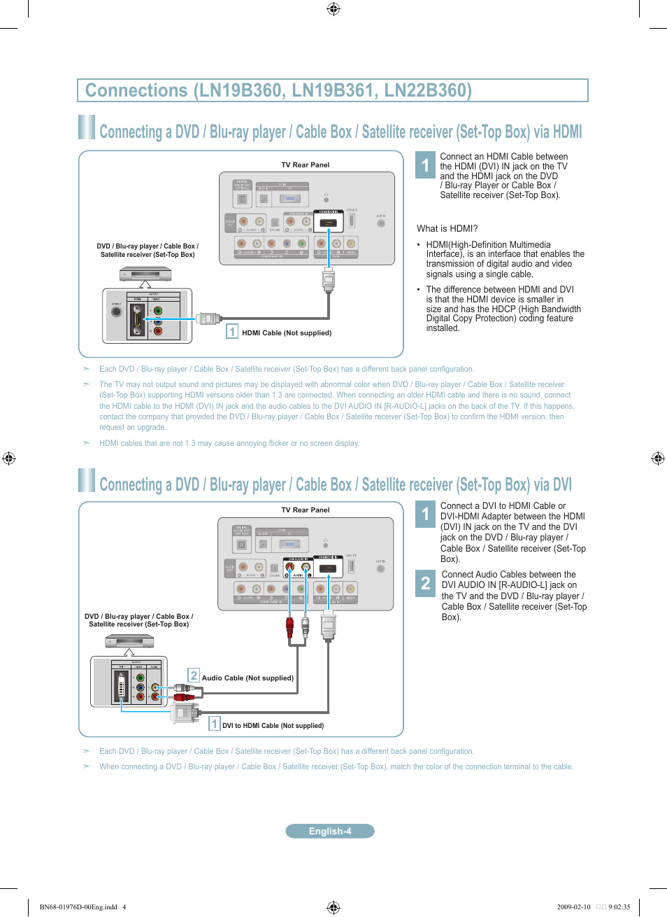 Samsung LN32B360C5DXZX User Manual | Page 4 / 20