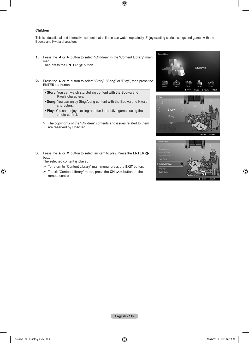 Samsung LN52A860S2FXZA User Manual | Page 117 / 155