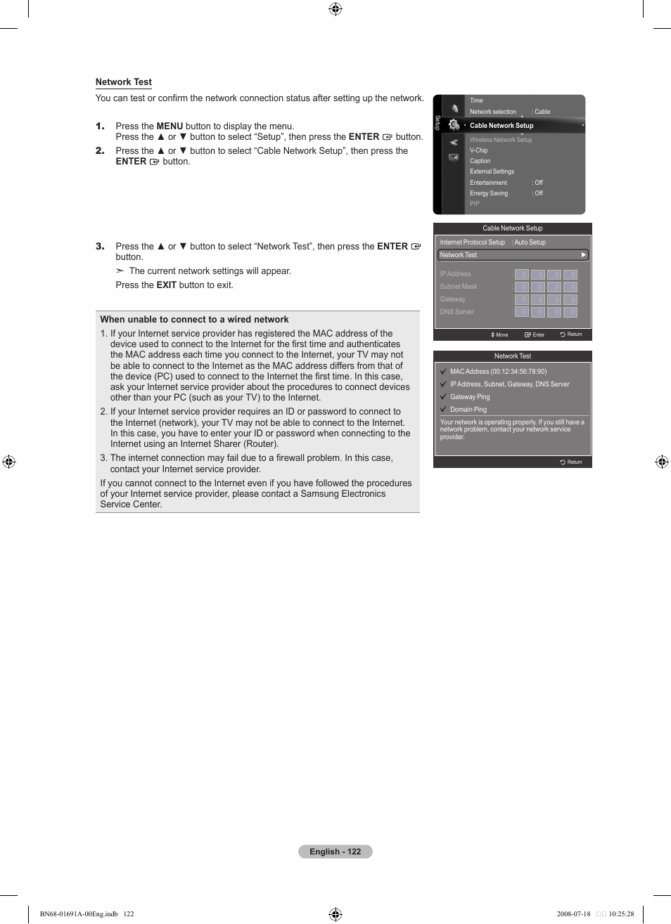 Samsung LN52A860S2FXZA User Manual | Page 124 / 155