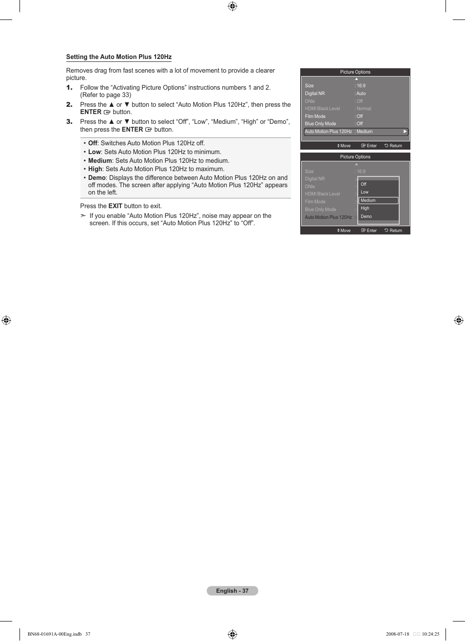 Samsung LN52A860S2FXZA User Manual | Page 39 / 155