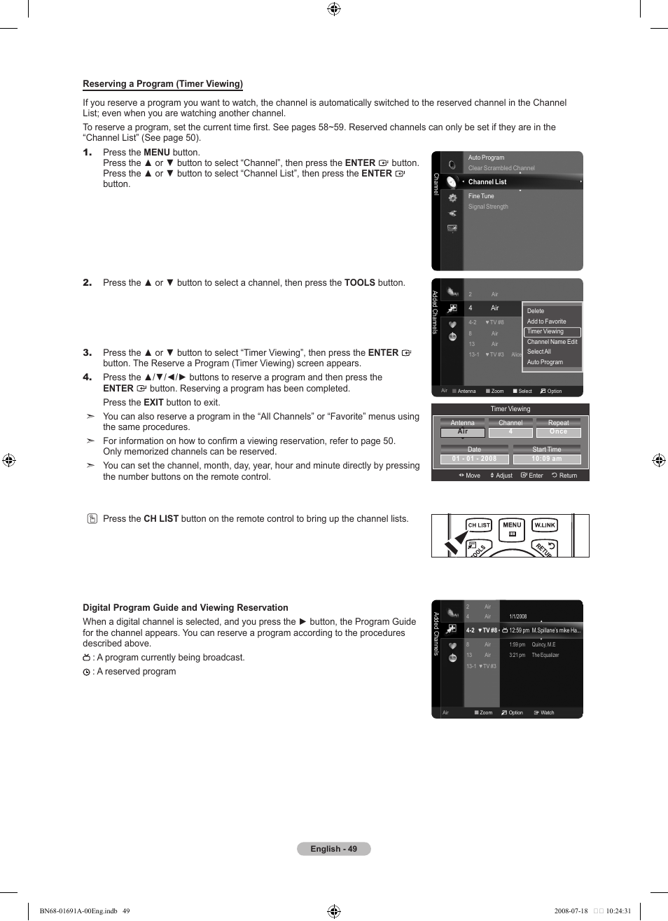 Samsung LN52A860S2FXZA User Manual | Page 51 / 155