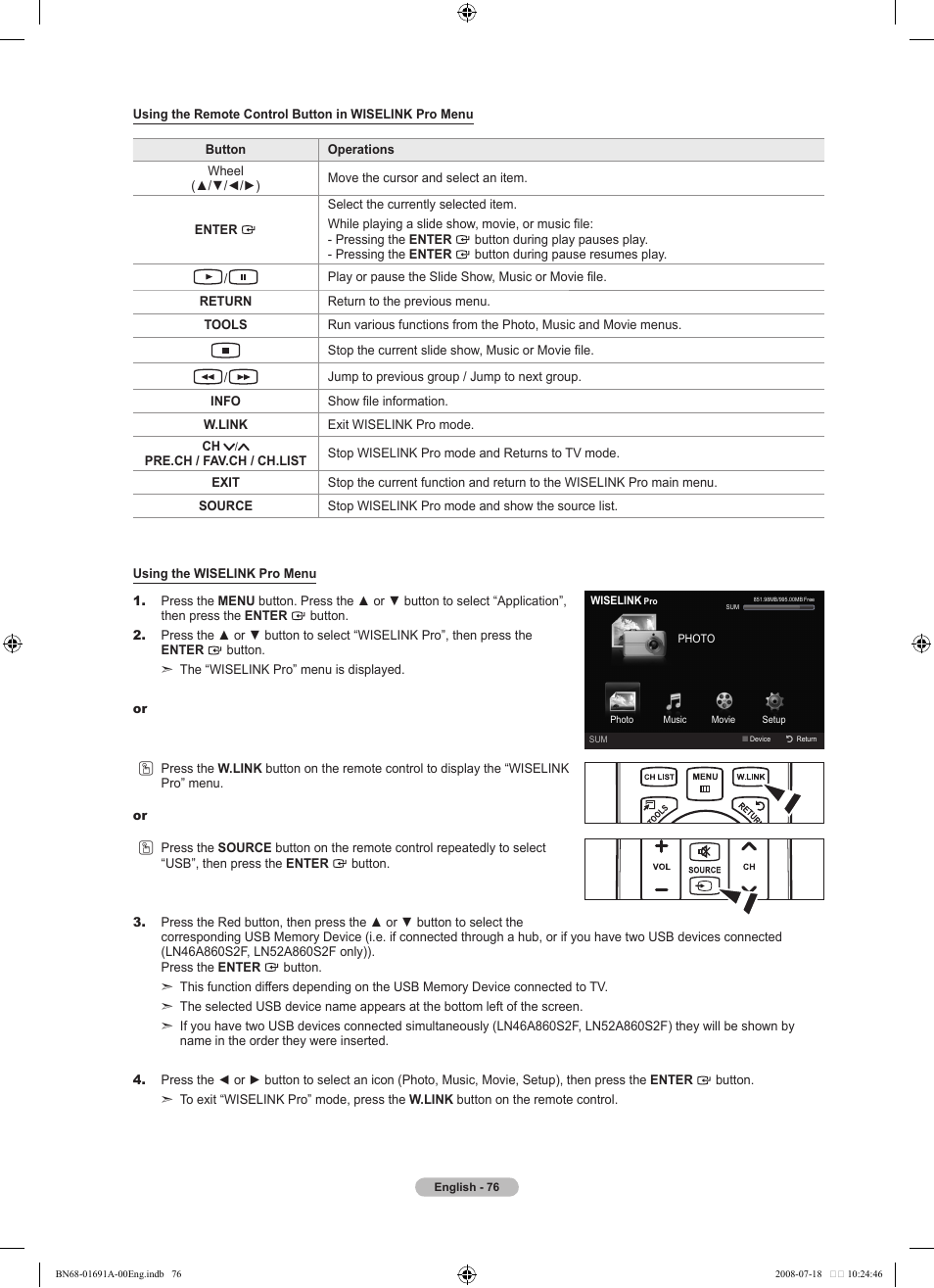 Samsung LN52A860S2FXZA User Manual | Page 78 / 155