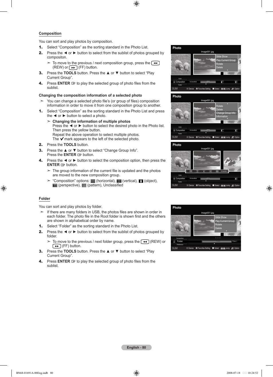 Samsung LN52A860S2FXZA User Manual | Page 82 / 155