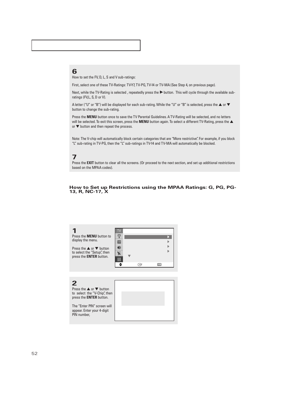 Samsung TXP2728X-XAC User Manual | Page 52 / 64