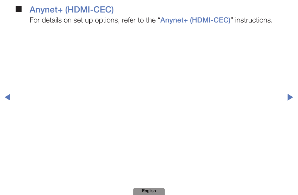 Anynet+ (hdmi-cec) | Samsung LN19D450G1DXZA User Manual | Page 116 / 200