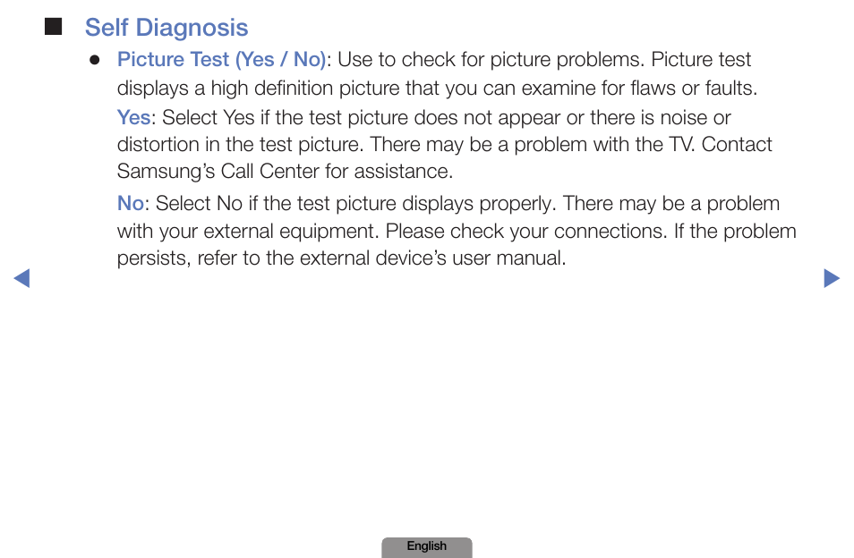 Self diagnosis | Samsung LN19D450G1DXZA User Manual | Page 120 / 200