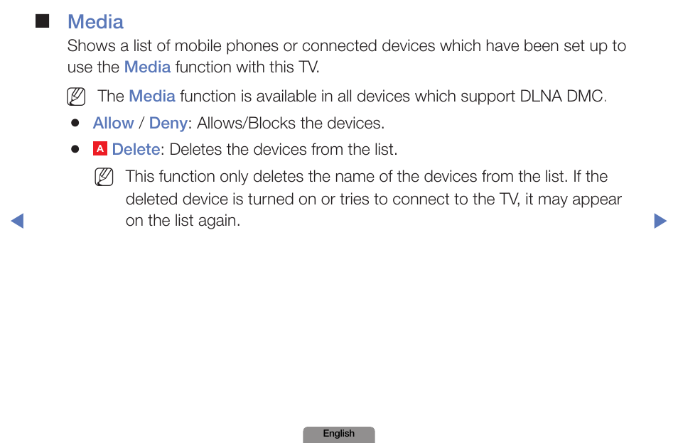 Media | Samsung LN19D450G1DXZA User Manual | Page 177 / 200