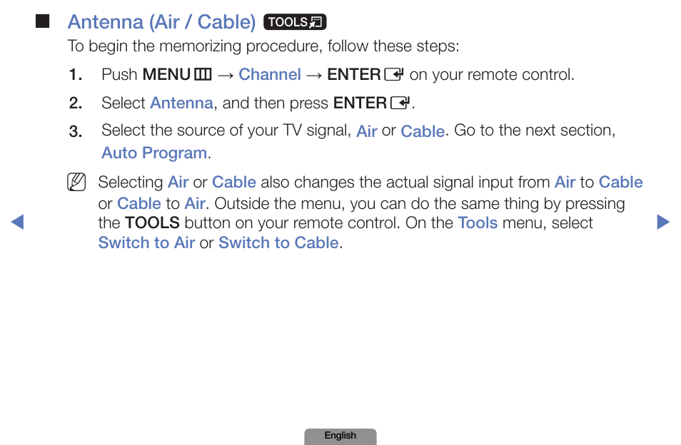 Antenna (air / cable) t | Samsung LN19D450G1DXZA User Manual | Page 20 / 200