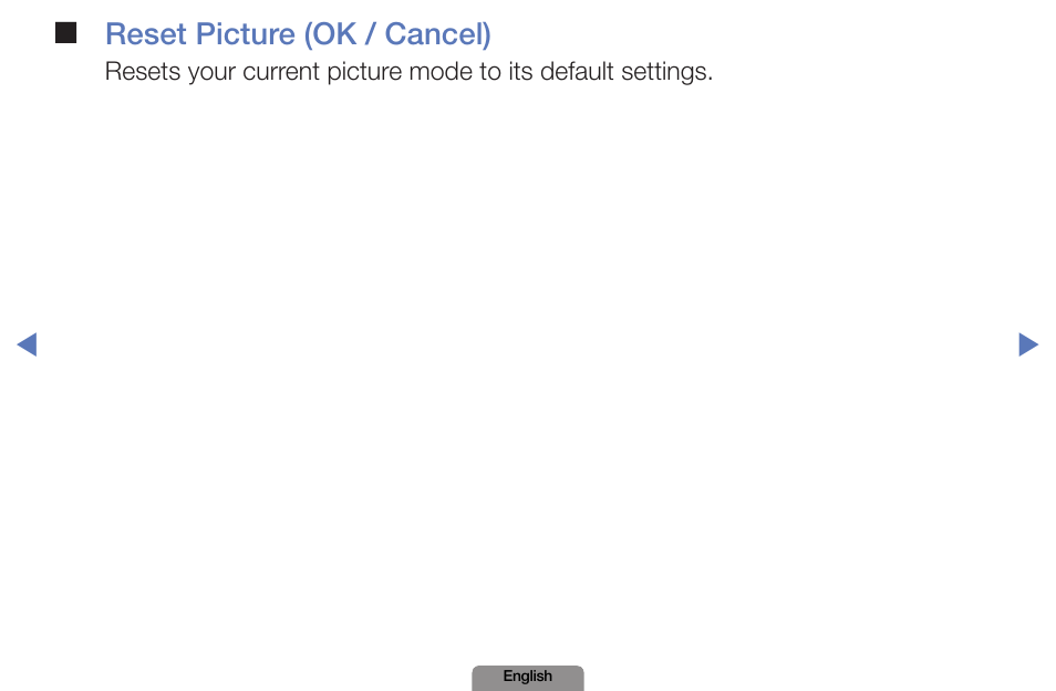 Reset picture (ok / cancel) | Samsung LN19D450G1DXZA User Manual | Page 41 / 200