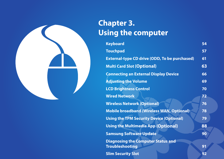 Chapter 3. using the computer | Samsung NP915S3G-K01US User Manual | Page 53 / 145