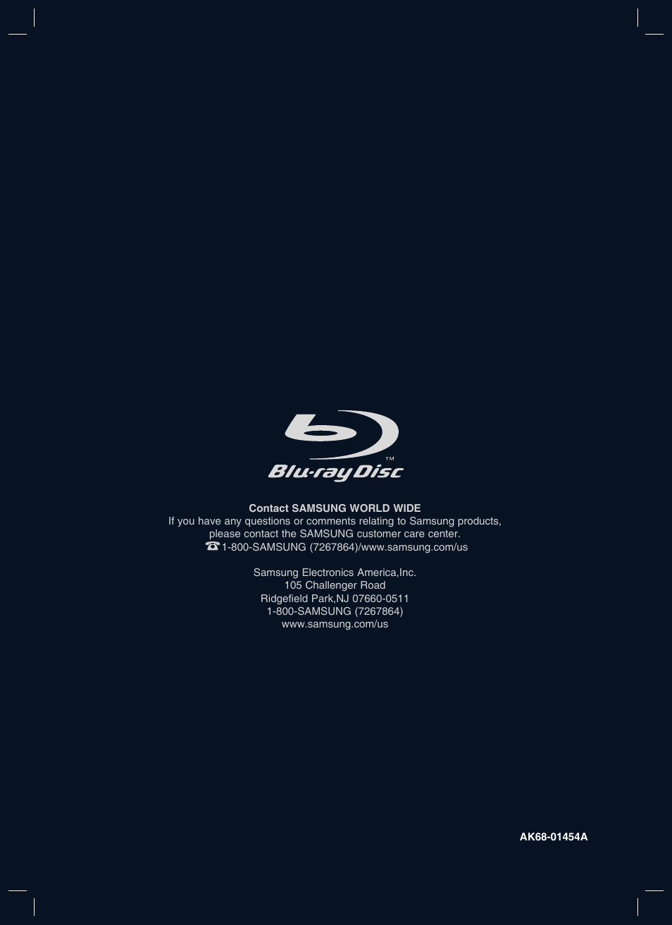 Samsung BD-P1400-XAA User Manual | Page 67 / 67