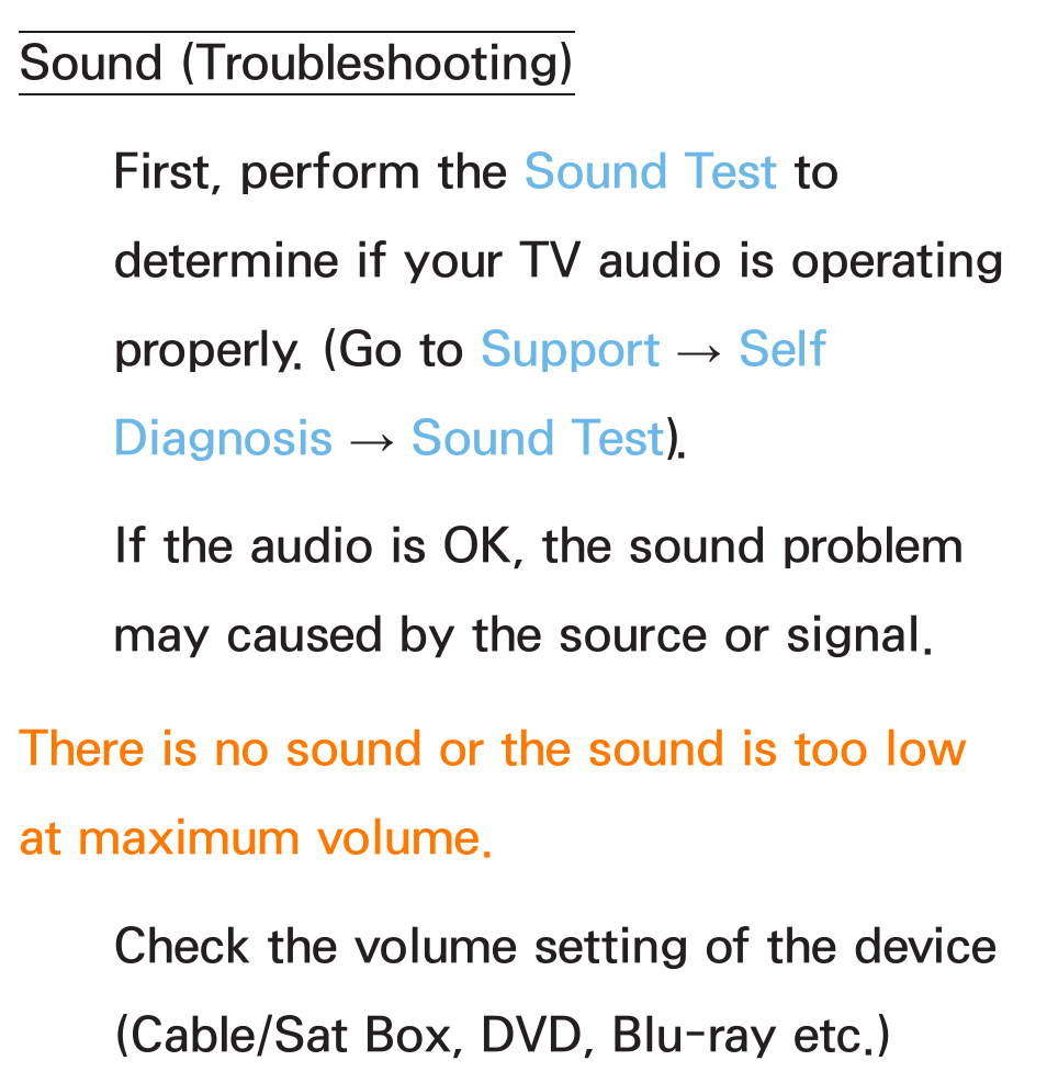 Sound (troubleshooting) | Samsung PN51E6500EFXZA User Manual | Page 620 / 673