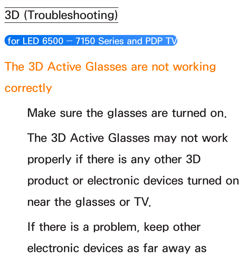 3d (troubleshooting) | Samsung PN51E6500EFXZA User Manual | Page 639 / 673