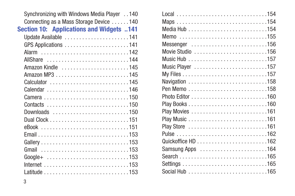 Samsung GT-P7510FKYXAR User Manual | Page 8 / 258