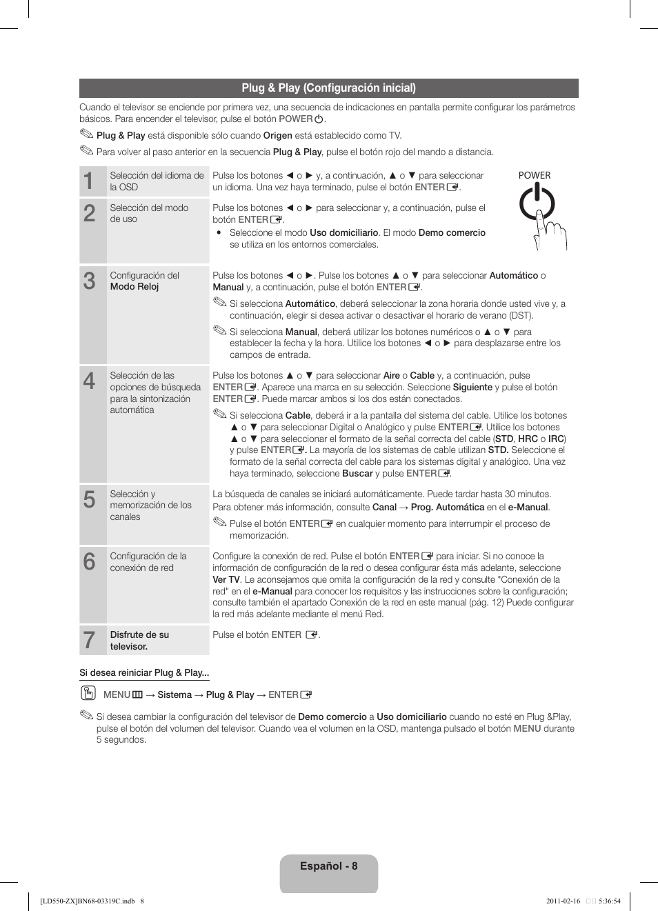 Samsung LN40D550K1FXZA User Manual | Page 26 / 37