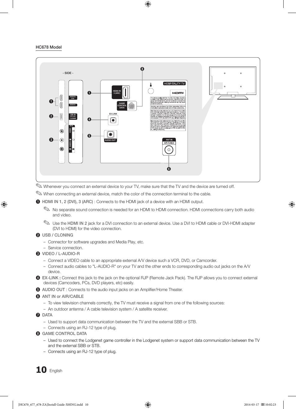 Samsung HG28NC677AFXZA User Manual | Page 10 / 49