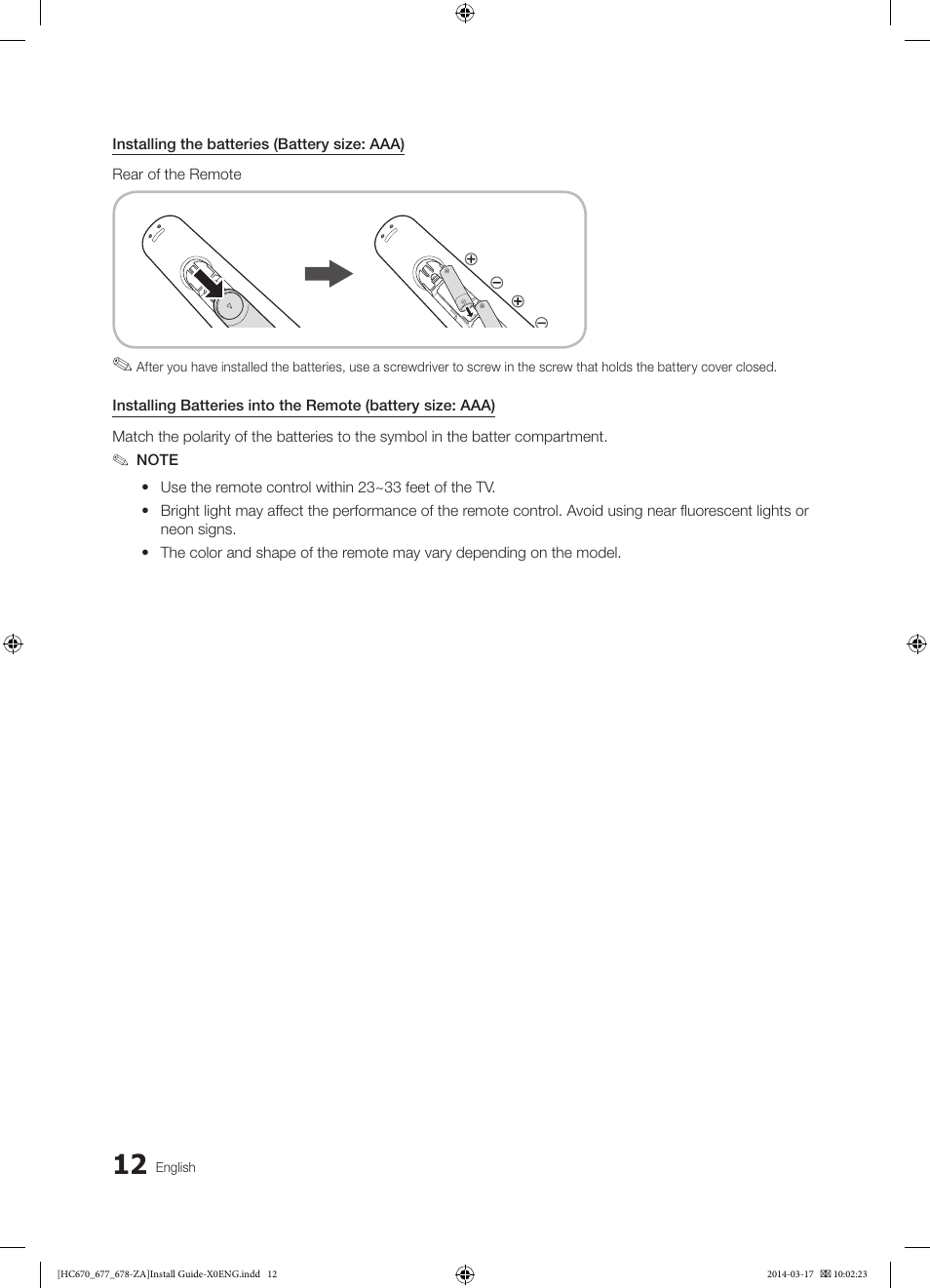 Samsung HG28NC677AFXZA User Manual | Page 12 / 49