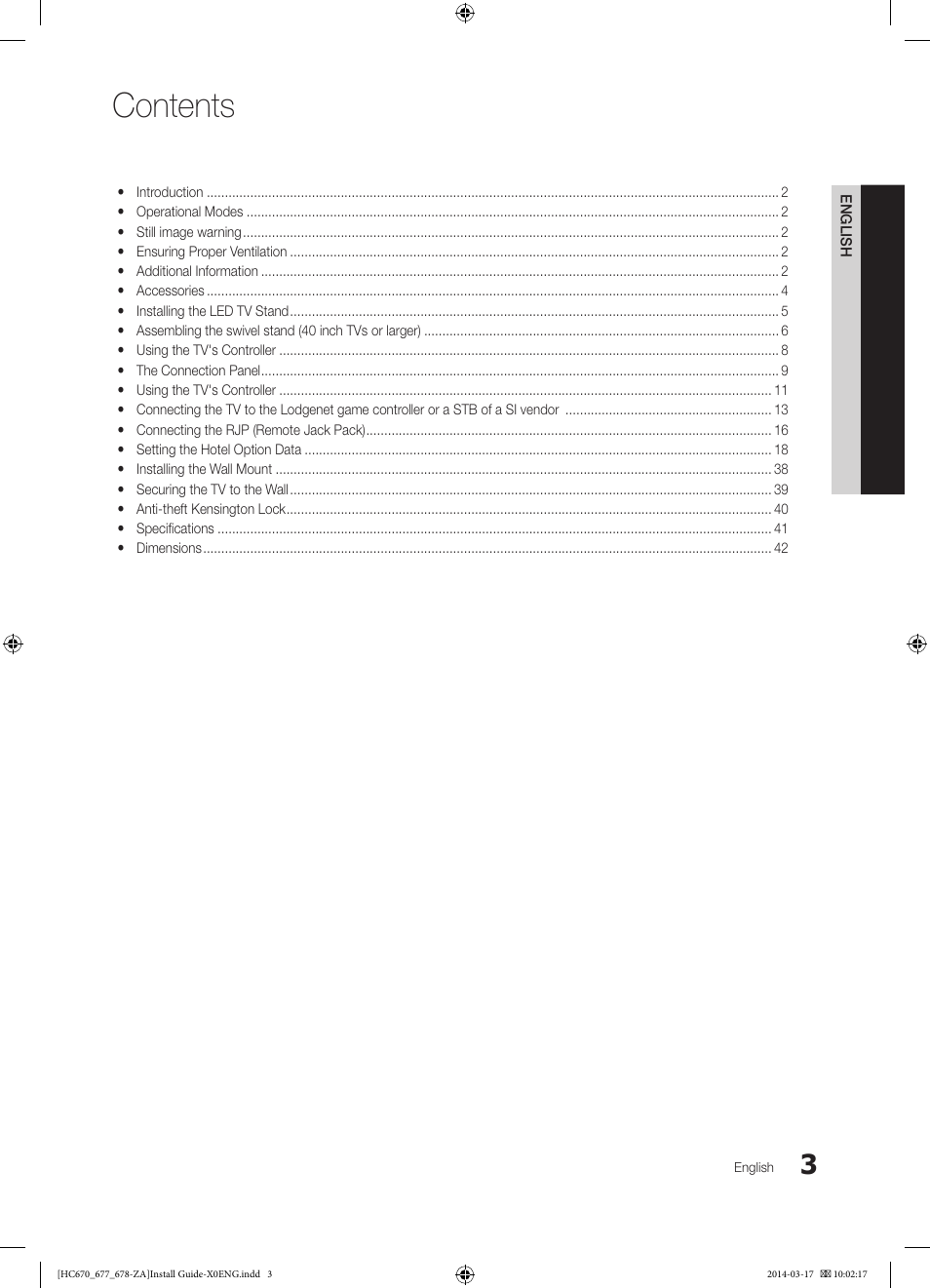 Samsung HG28NC677AFXZA User Manual | Page 3 / 49