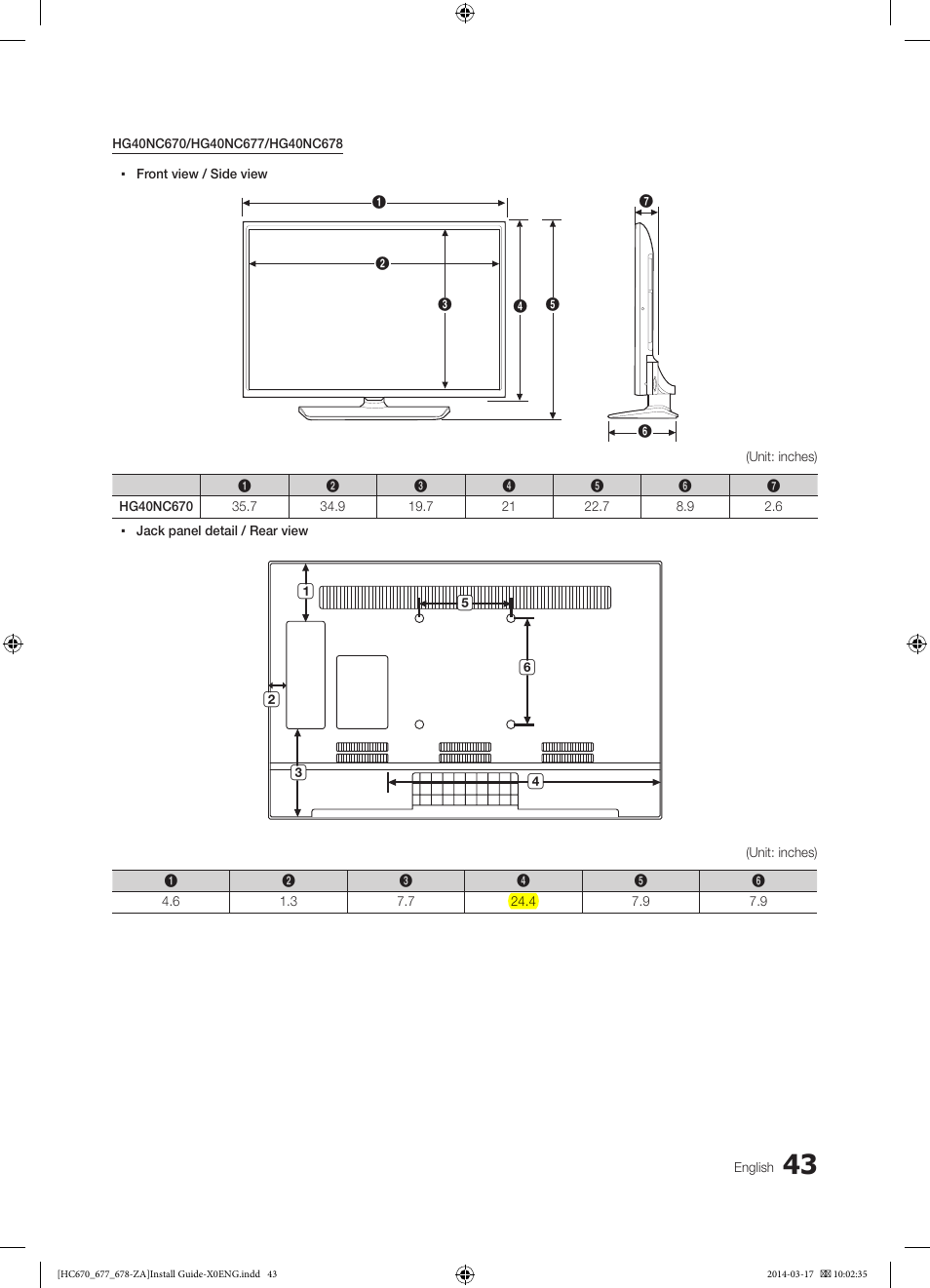 Samsung HG28NC677AFXZA User Manual | Page 43 / 49