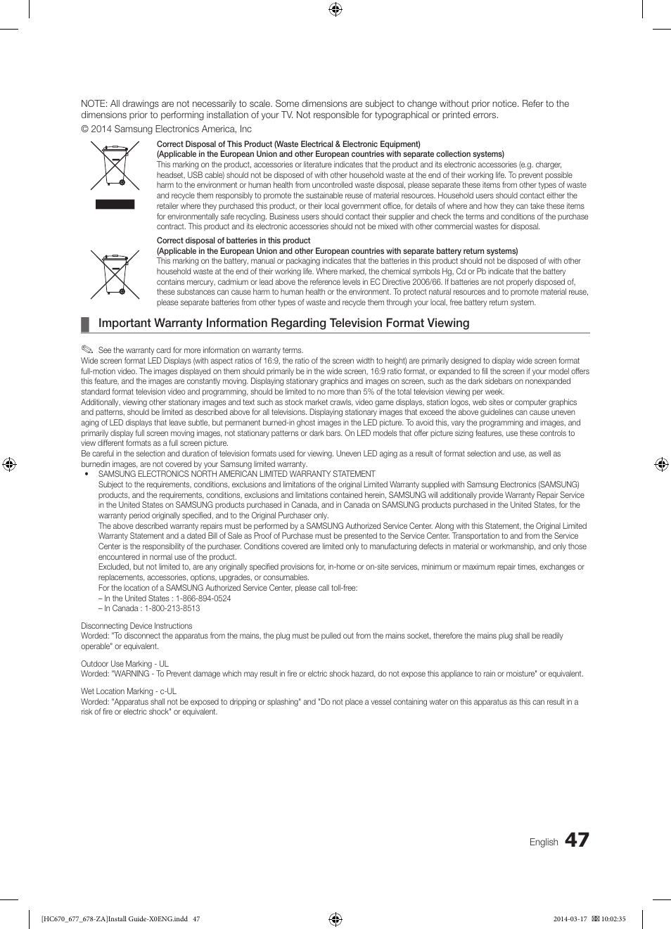 Samsung HG28NC677AFXZA User Manual | Page 47 / 49