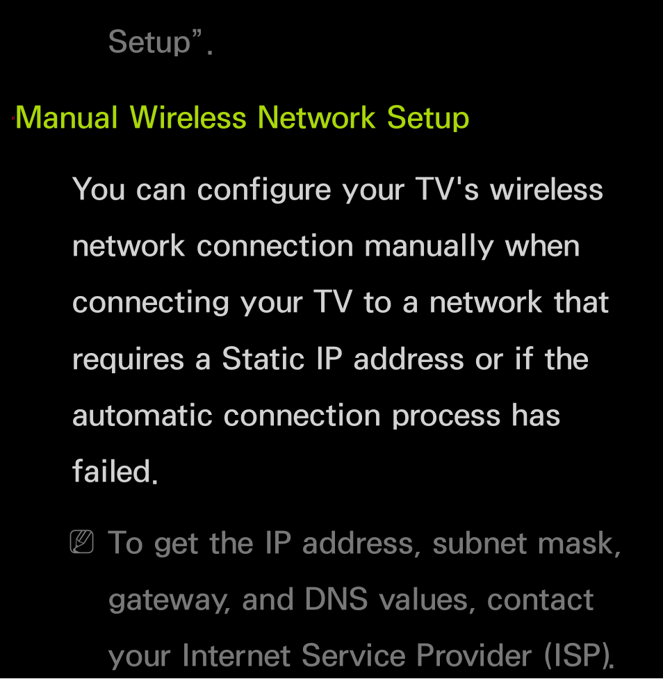 Setup | Samsung UN55FH6200FXZA User Manual | Page 138 / 678