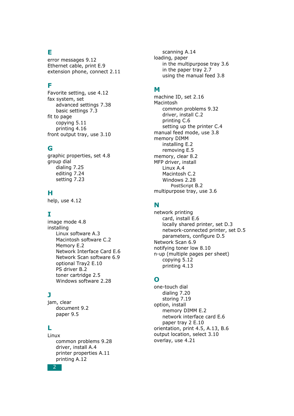 Samsung SCX-4720F-XIP User Manual | Page 319 / 322