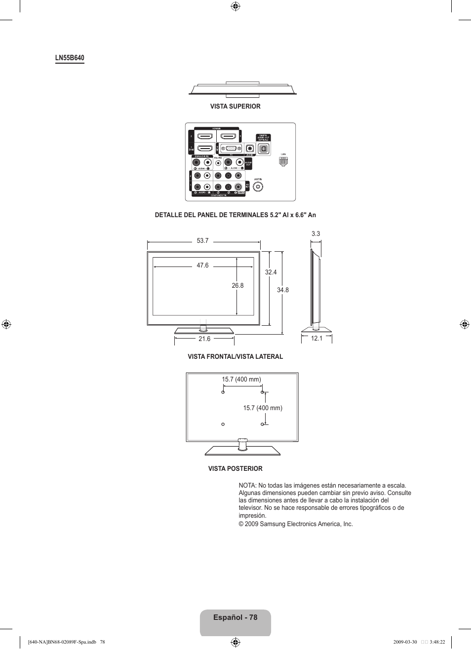 Samsung LN40B640R3FUZA User Manual | Page 172 / 173