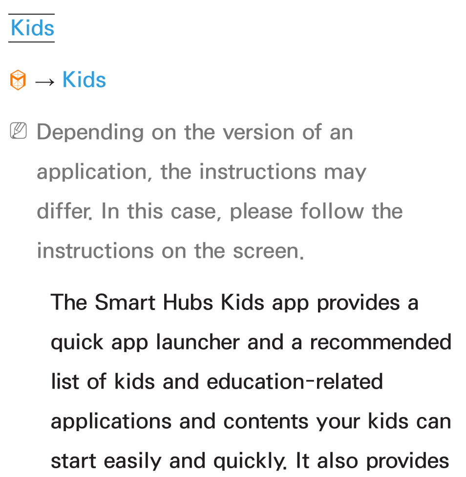 Kids | Samsung UN55ES6580FXZA User Manual | Page 439 / 675