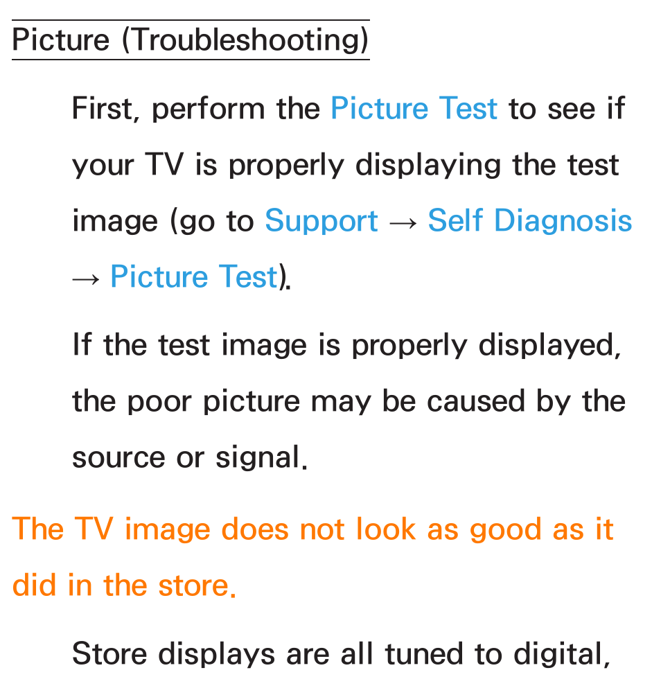 Picture (troubleshooting) | Samsung UN55ES6580FXZA User Manual | Page 614 / 675