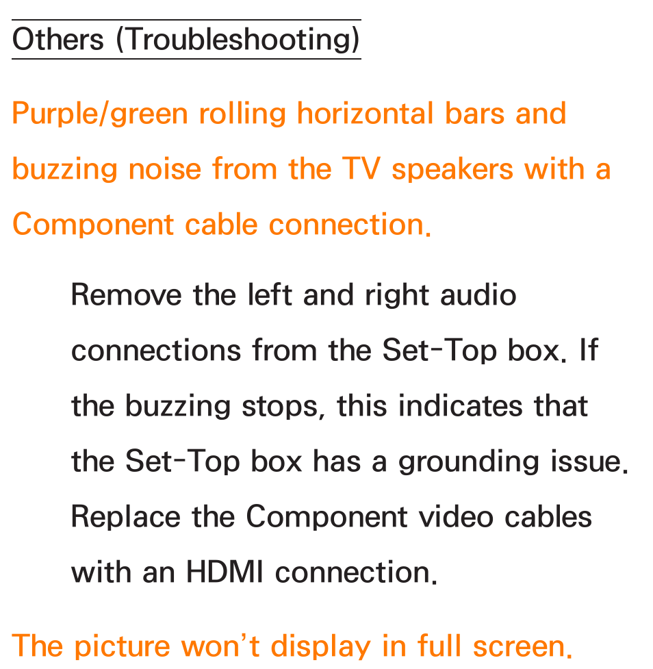 Others (troubleshooting) | Samsung UN55ES6580FXZA User Manual | Page 630 / 675