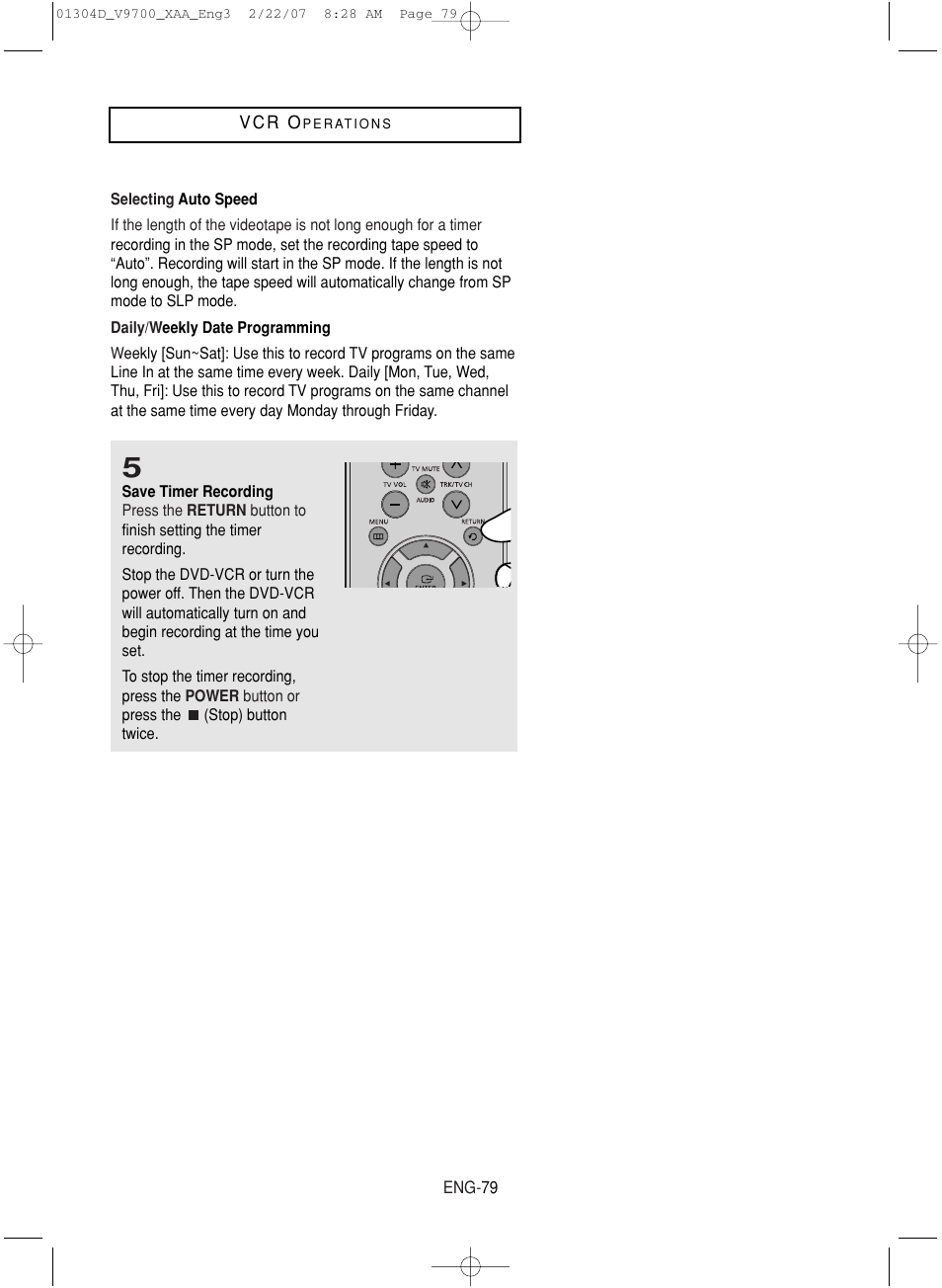 Samsung DVD-V9700-XAA User Manual | Page 79 / 88