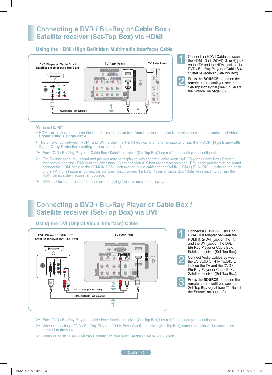 Samsung PN63B550T2FXZA User Manual | Page 3 / 12